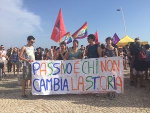 Alcuni partecipanti del gay pride