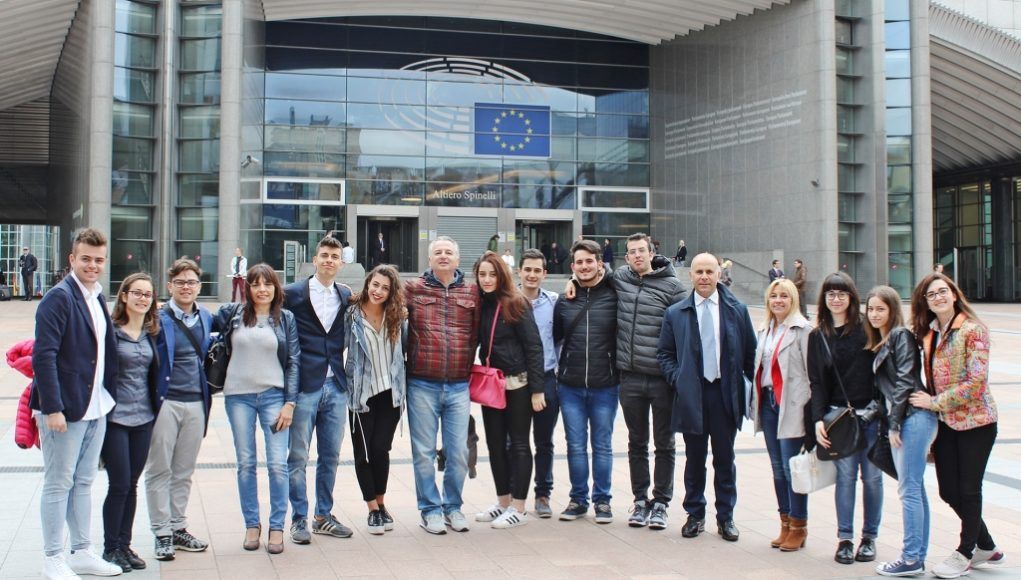 foto stage Bruxelles studenti di Fondi