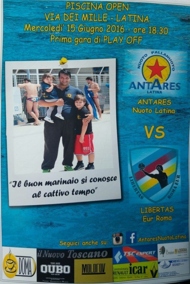 Locandina Plat Off Gara 1 Semifinale