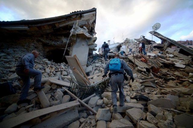 Soccorsi terremoto