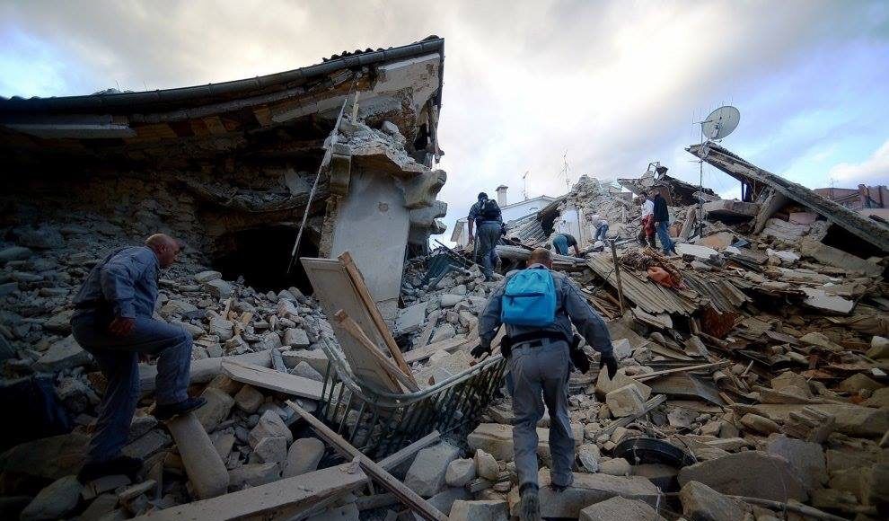 Soccorsi terremoto