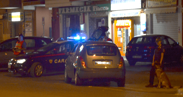 Carabinieri posto blocco