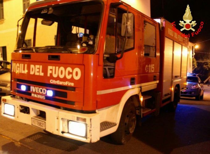 Vigili fuoco notte