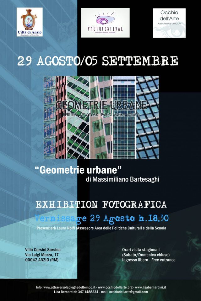 LOCANDINA GEOMETRIE URBANE 28X42