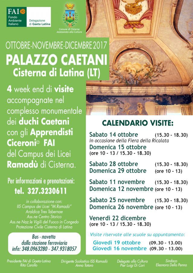 FAI - Apprendisti Ciceroni Cisterna_ottobre 2017