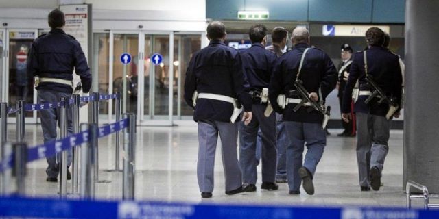 Arresto del dirottatore Kazako sul volo Parigi-Roma