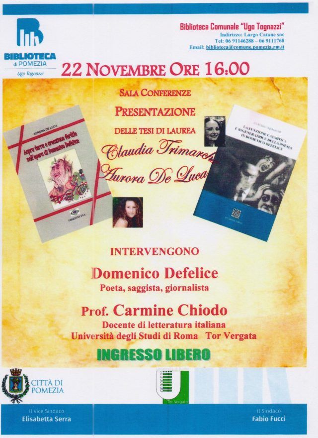 Presentazione tesi Trimarchi De Luca
