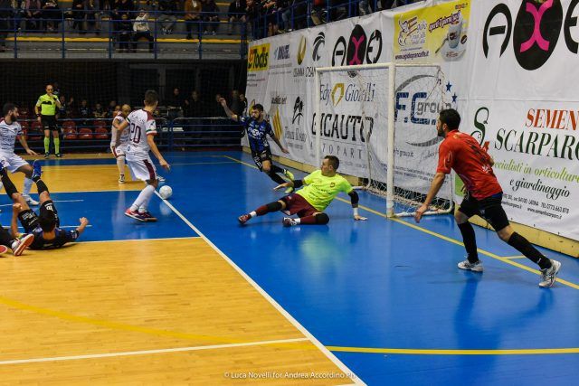 Azione offensiva Axed con portiere di movimento