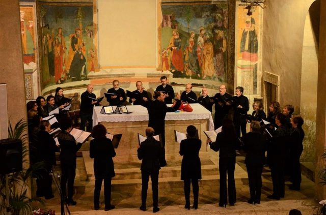 Lumina Vocis nella chiesa di Sant'Oliva a Cori.