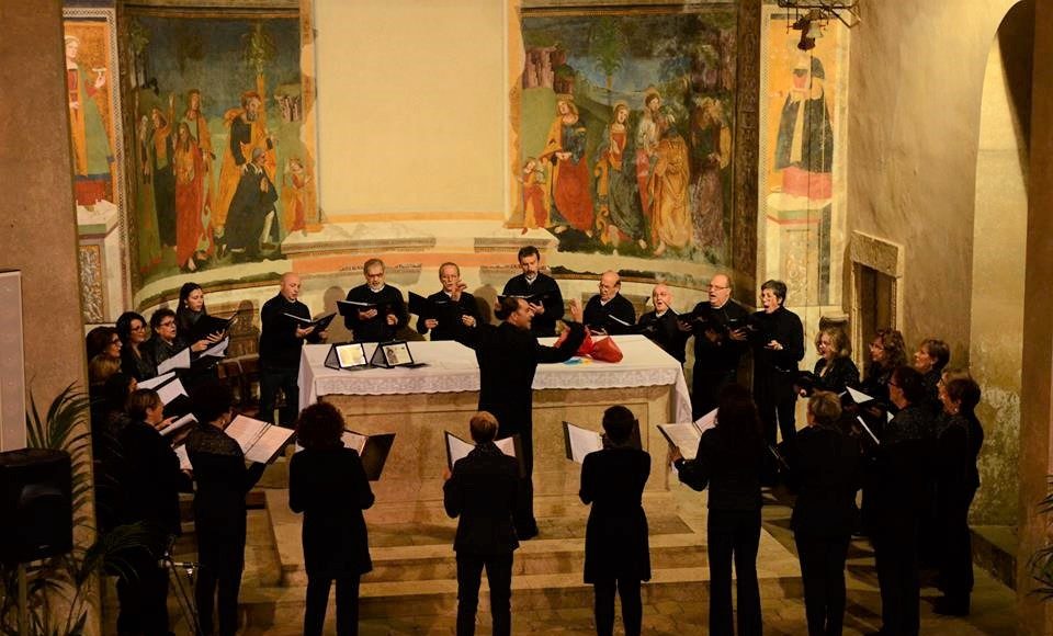 Lumina Vocis nella chiesa di Sant'Oliva a Cori.