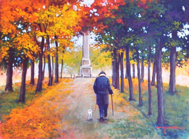 Viale del tramonto
