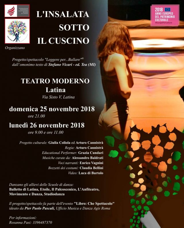 Locandina Insalata sotto il cuscino 25_26 novembre