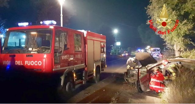 incidente vigili del fuoco