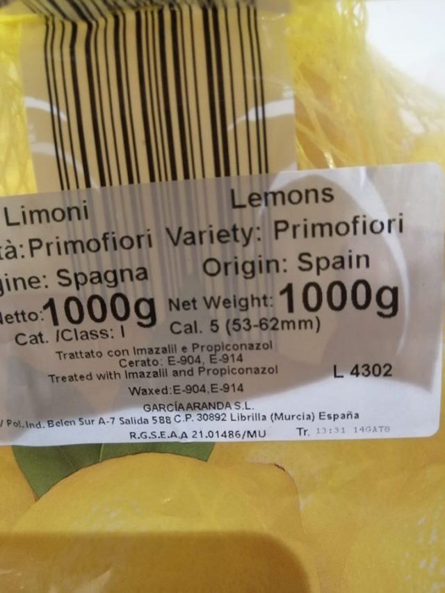 limoni trattati
