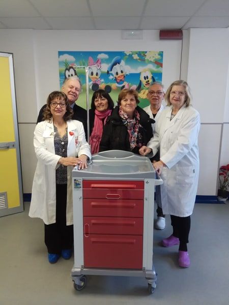 Carrello defibrillatore ossig Neonatologia 22 gen 2020