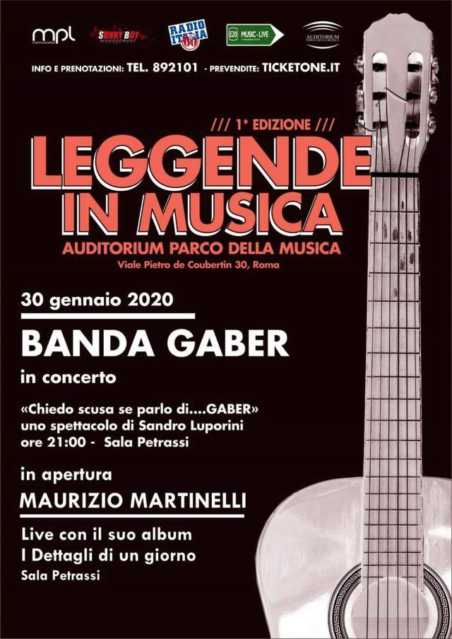 LOCANDINA Prima Edizione Leggende in Musica