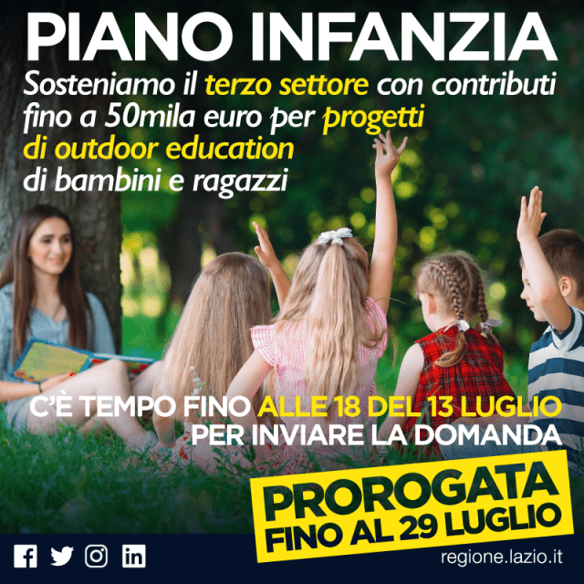 Regione Lazio-Piano infanzia