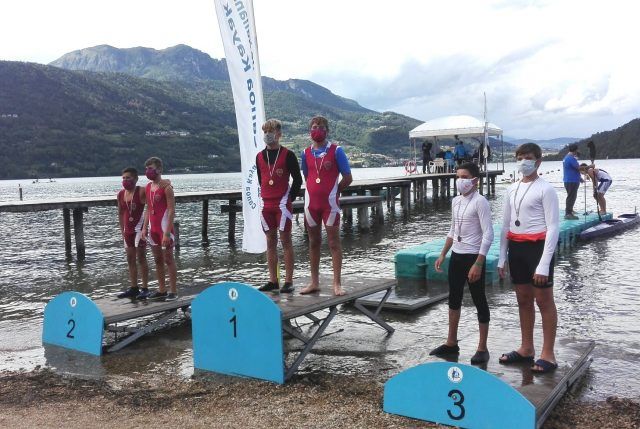 Canoa-Fiamme oro podio