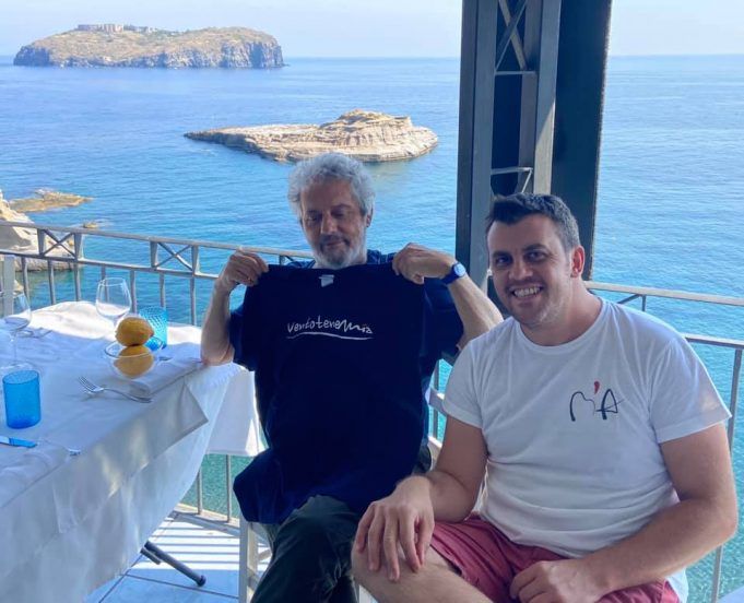 Daniele Coraggio con Nicola Piovani