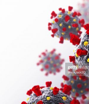 Coronavirus. COVID-19. 3D Render