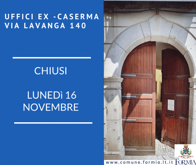 Formia-covid-anagrafe chiusa
