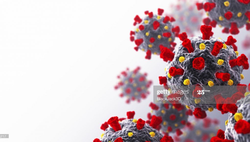Coronavirus. COVID-19. 3D Render