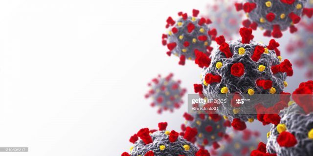 Coronavirus. COVID-19. 3D Render