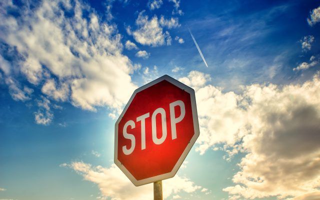 stop cartello