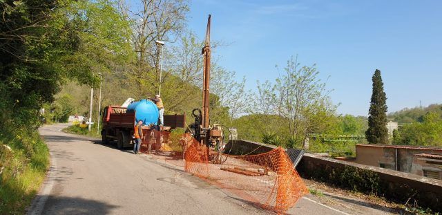 Castelforte-via delle Terme lavori