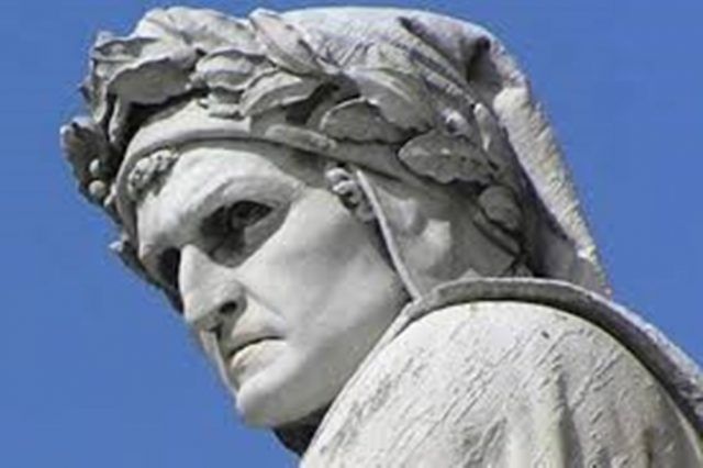 Dante di profilo si