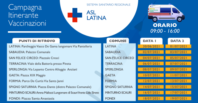Asl-camper vaccinazioni