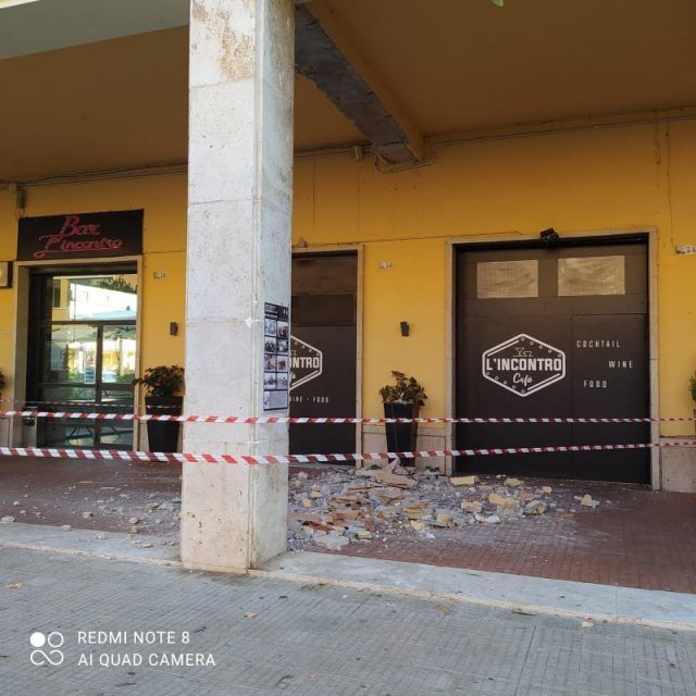 Sabaudia-cedimento soffitto Incontro