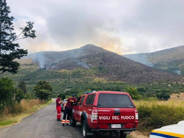 Vigili del Fuoco a Roccasecca