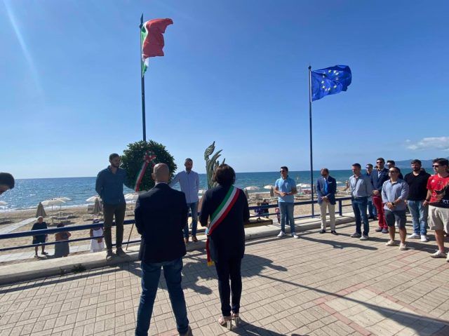 Terracina-commemorazione pilota Orlandi
