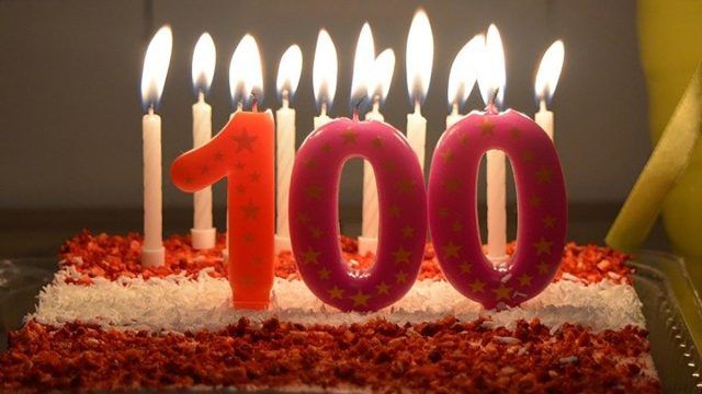 100 anni-torta