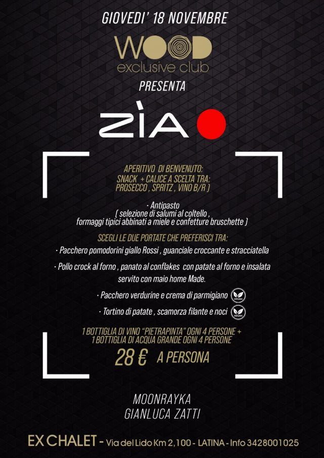 Zia serata via del Lido