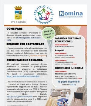 Sabaudia-Servizio civ.un.