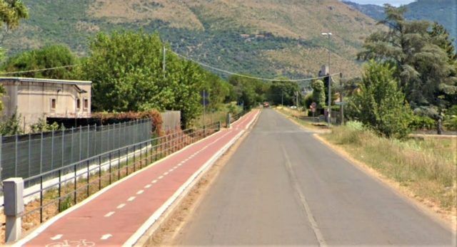 Sermoneta-pista ciclabile Irto