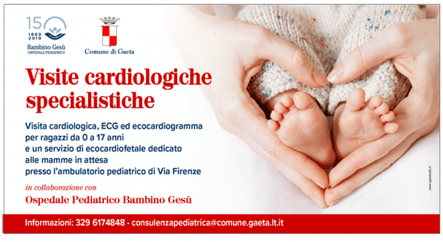 Gaeta-visite card. Bambino Gesù