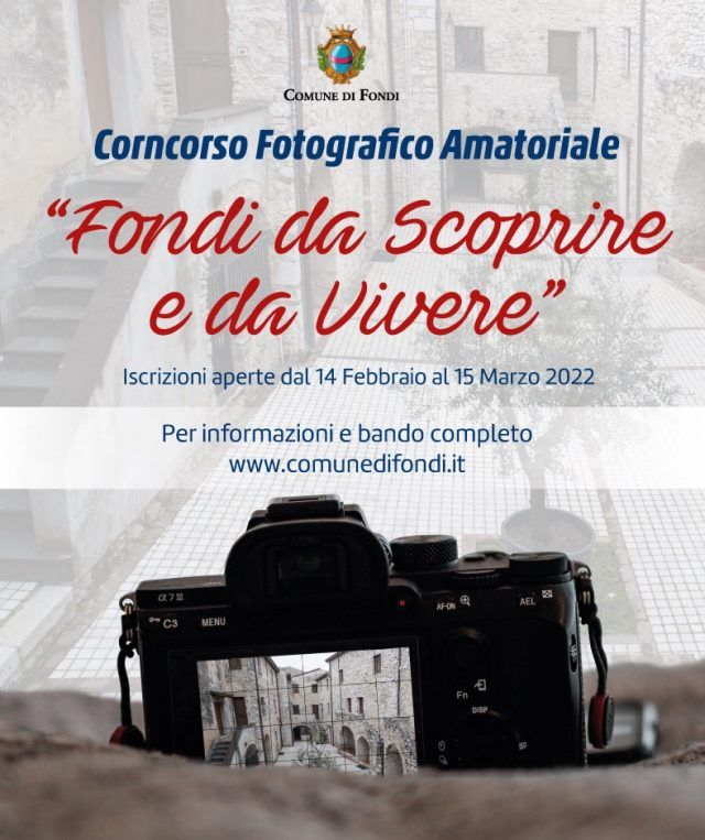 Locandina concorso fotografico fondi