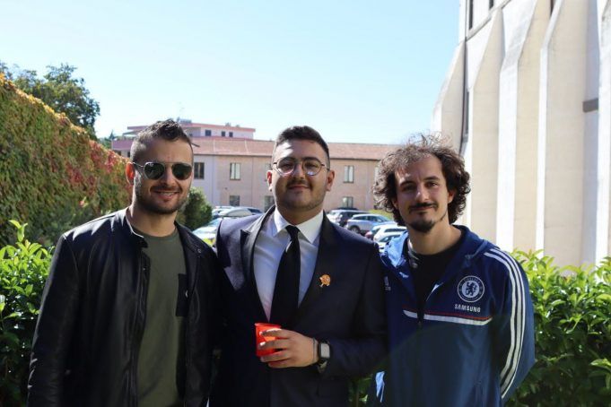 Da sinistra, Federico Stendardi, Andrei Maicoci, Filippo Lazzari