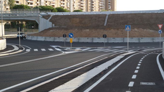 sottopasso viale le Corbusier