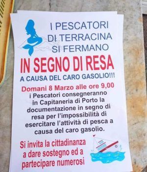 Terracina-protesta pescatori