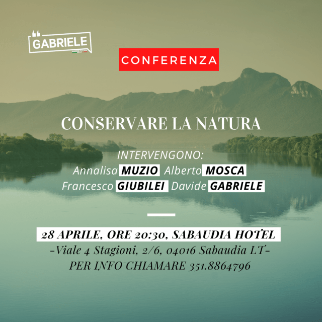 Elezioni Gabriele presentazione