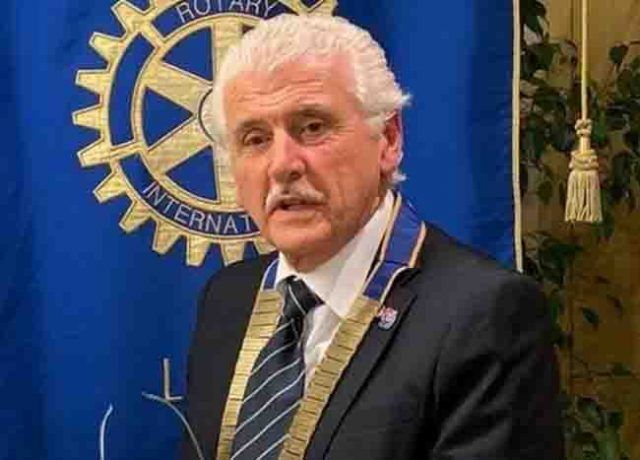 Il Presidente del Rotary Club Latina Alfredo Cugini