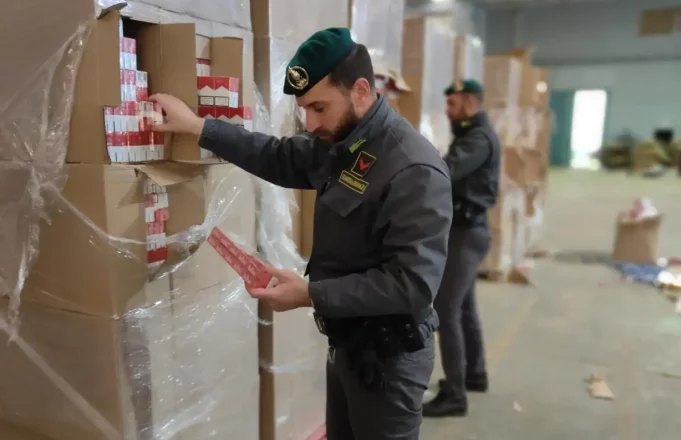 sigarette di contrabbando guardia di finanza