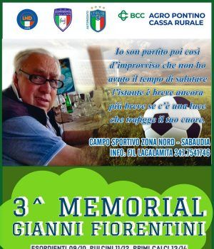 Sabaudia-3° memorial Fiorentini