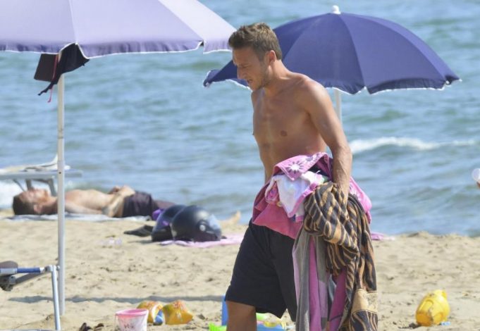 Totti a Sabaudia