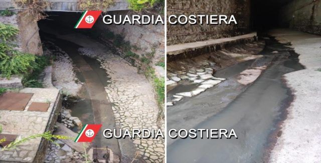 Guardia Costiera-sversamento Itri