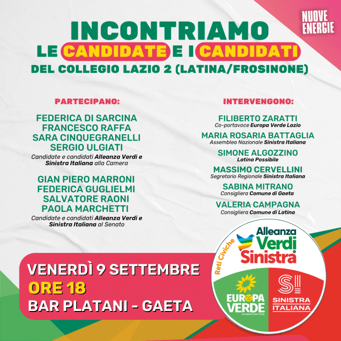 invito evento 9 settembre
